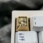 1U Brass Artisan Keycaps for Mechanical Keyboard Personalized Keycaps -Frieren / Fern / Himmel / Flamia